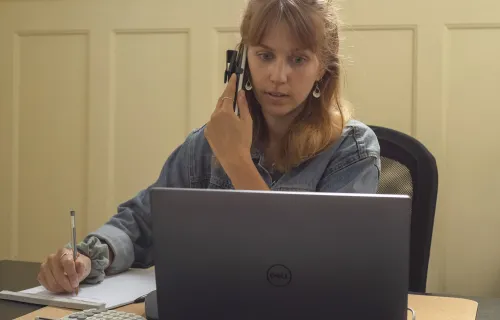 Personne au téléphone