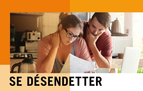 Première page de la brochure "se désendetter" du CSP